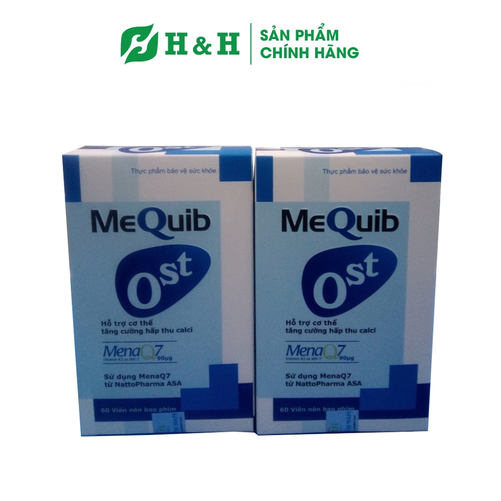 Hộp MEQUIB OST 60 viên – Viên uống hỗ trợ TĂNG TRƯỞNG CHIỀU CAO, NGĂN NGỪA LOÃNG XƯƠNG