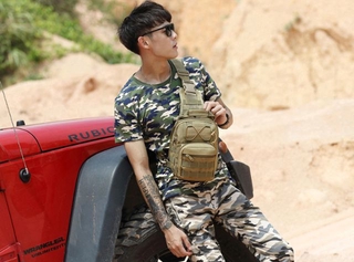 Balo tactical đeo chéo quai