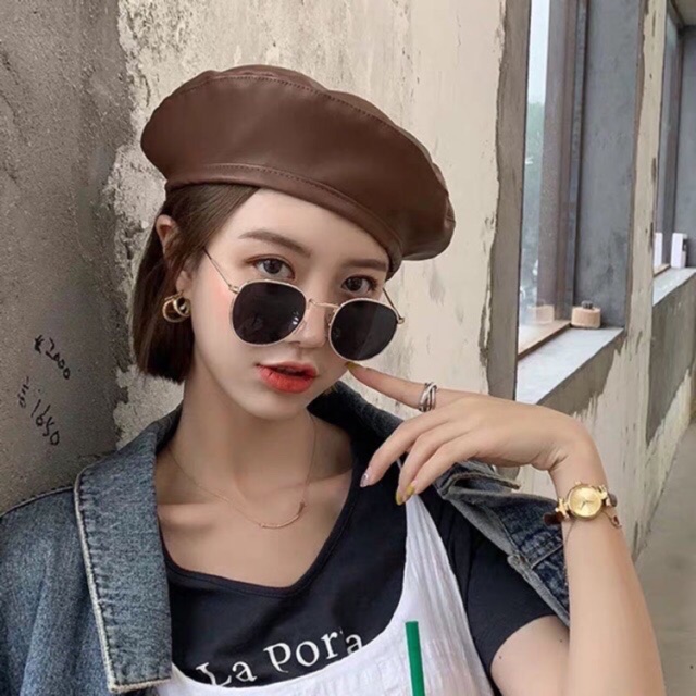 MŨ NỒI DA BERET CÁ TÍNH MND02