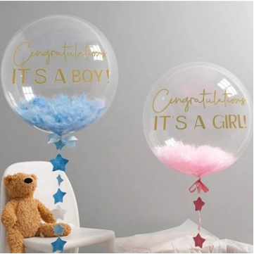 Bóng trong suốt galaxy size 18", size 24" trang trí tiệc, sinh nhật