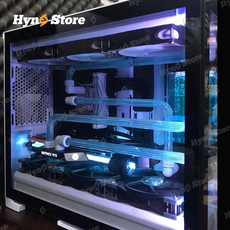 Ống cứng Acrylic Bykski OD14 sọc trắng Tản nhiệt nước custom - Hyno Store