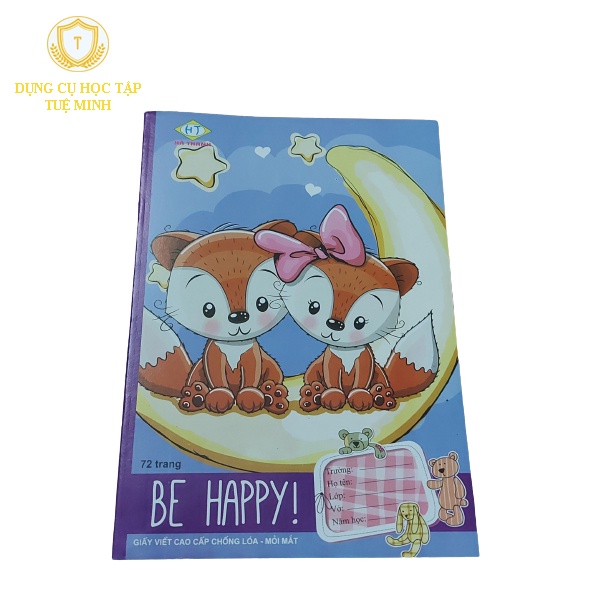 Combo 5 Vở viết cao cấp chống lóa,mỏi mắt 4 ô li - Bút máy Sài Gòn