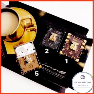🍀 Case bao Airpods 1 2 LV Hộp vuông tán đinh vỏ đựng tai nghe không dây Airpod ⚡Phụ Kiện Điện Thoại⚡️