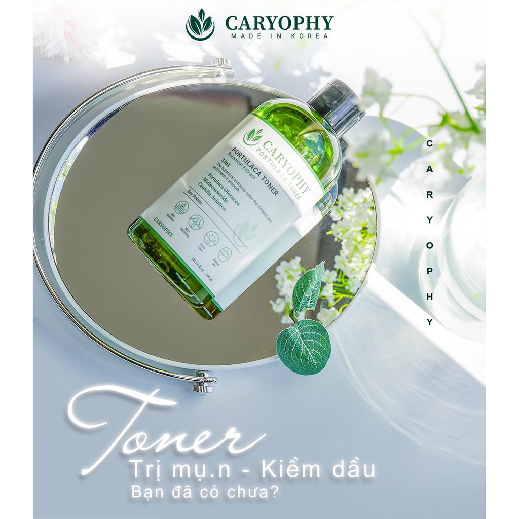 Toner cho da dầu da mụn da nhạy cảm da hỗn hợp thiên dầu Hàn Quốc Caryophy 300ml | BigBuy360 - bigbuy360.vn