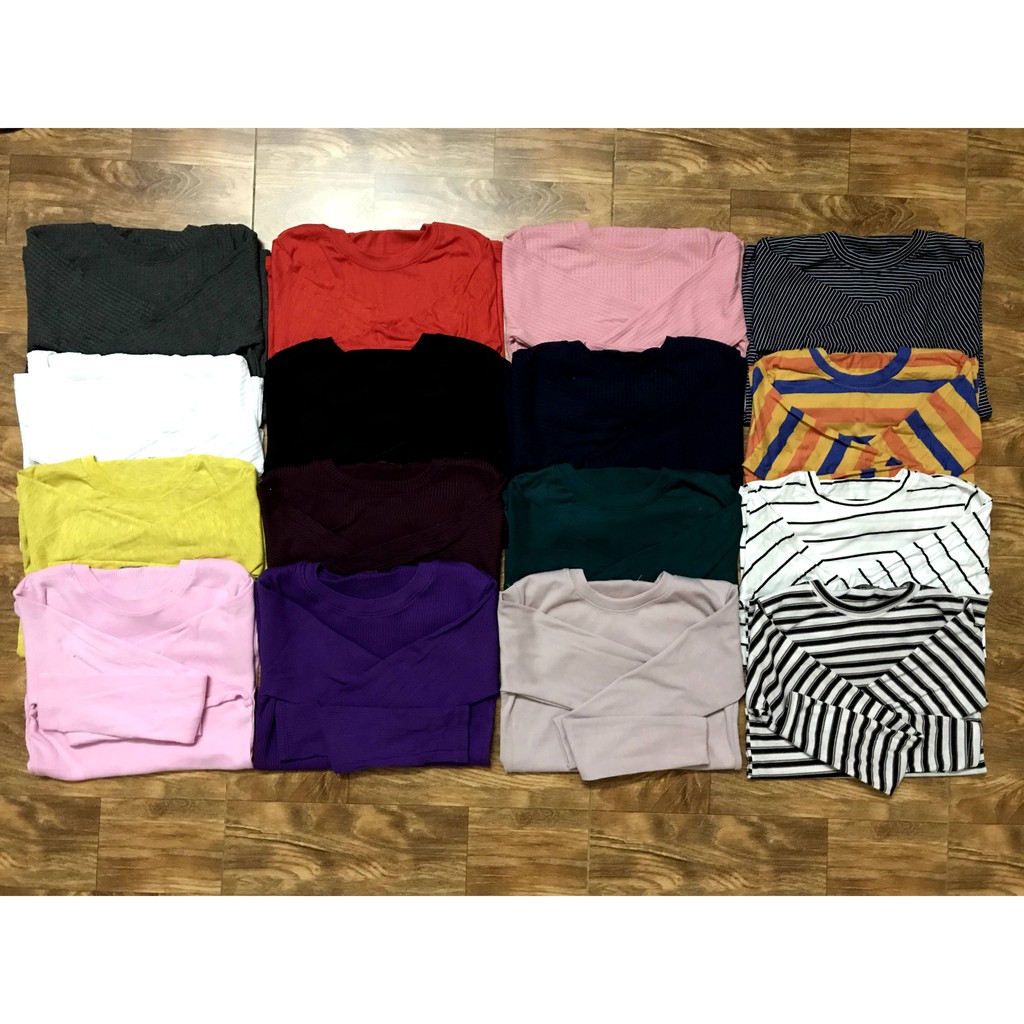 Áo Body Tay Dài Cổ Tròn