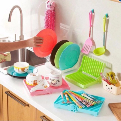 Kệ úp đĩa gấp gọn tiện dụng (18x21cm)