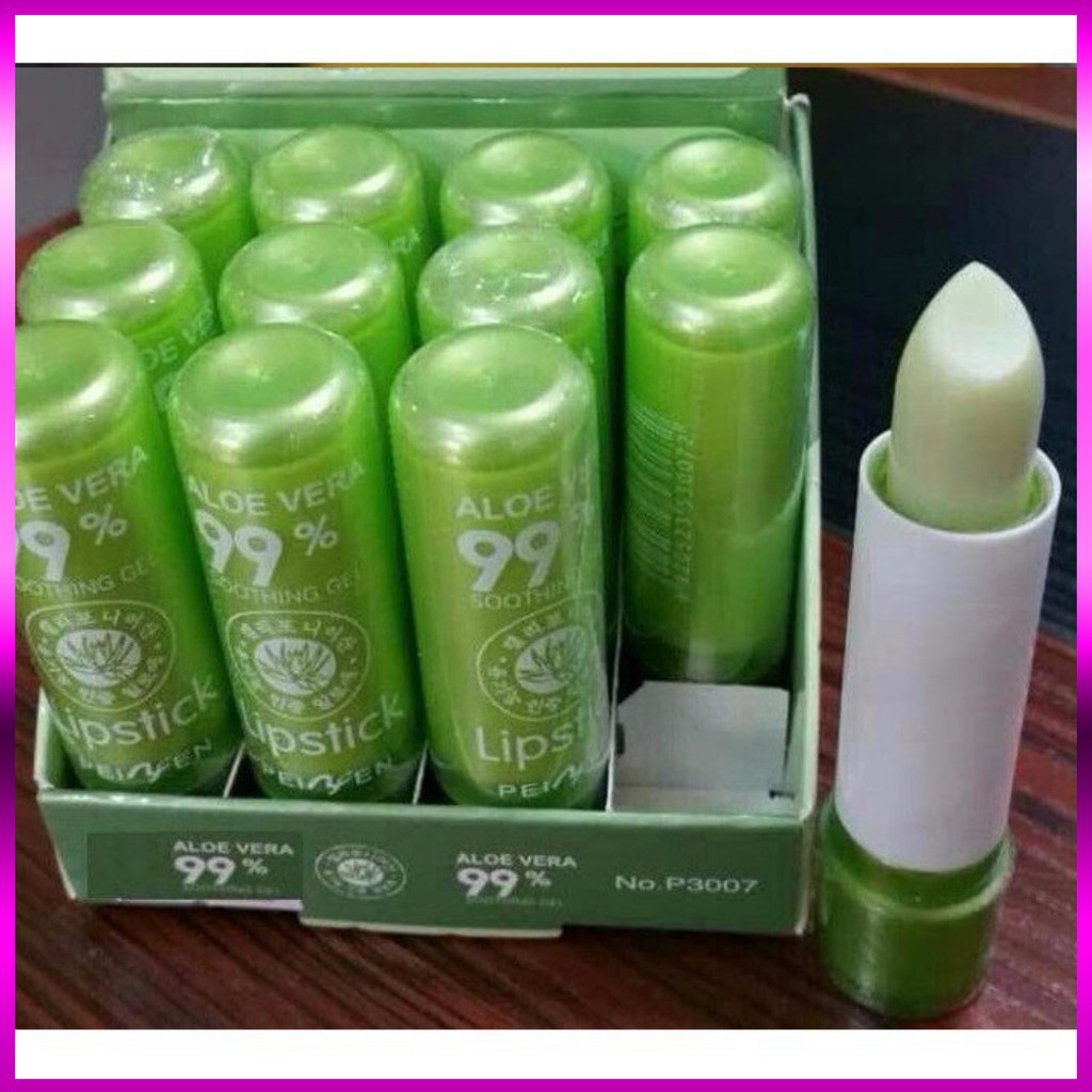 Son dương môi nha đam màu hồng nhạt | BigBuy360 - bigbuy360.vn