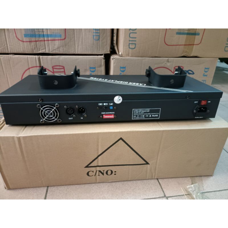 Đèn sân khấu Laser 4 cửa 7 mầu