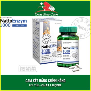 Nattoenzym 1000 (Hộp 60 viên) - Giảm nguy cơ đột quỵ, phòng ngừa tai biến - Coastlinecare Pharmacy