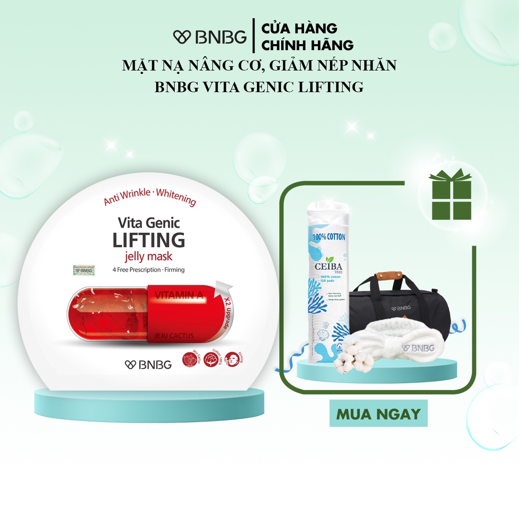 Mặt nạ nâng cơ, giảm nếp nhăn BNBG Vita Genic Lifting 30ml