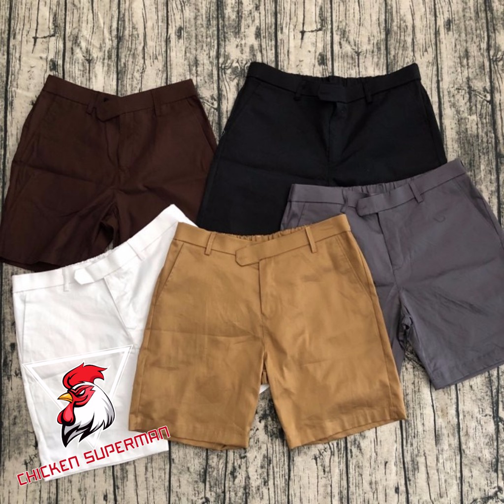 Quần Short tây unisex cao gấp (giá rẻ)