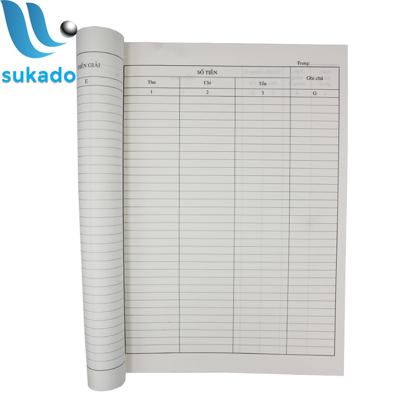Sổ quỹ tiền mặt - sổ ghi chép tiện lợi SUKADO
