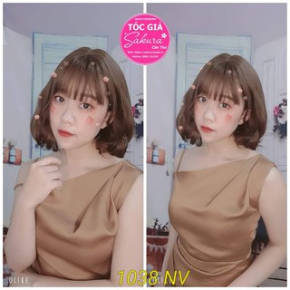 Tóc Giả Ngắn Xoăn Đuôi Hàn Quốc Tơ Nhật ❤️ Free Ship ❤️ Tóc cao cấp chịu nhiệt- video & hình thật
