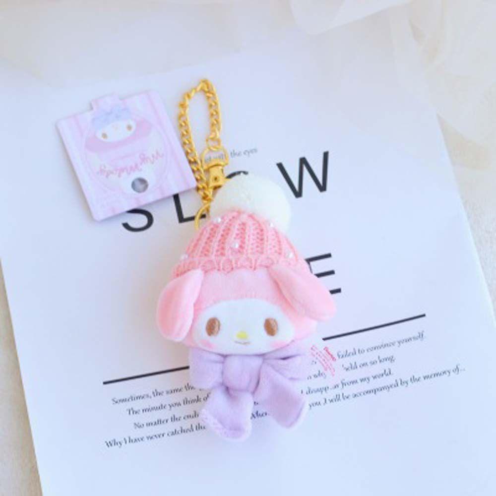 NICKOLAS Móc Khóa Hình Đồ chơi nhồi bông My Melody Đáng Yêu