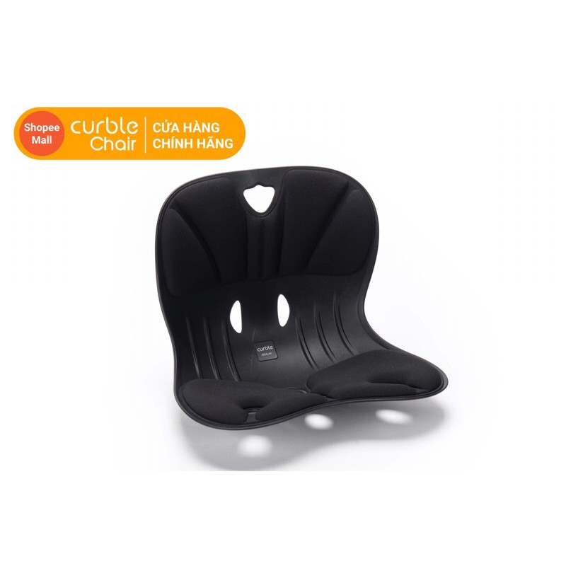 [SHOPEE_MALL] Ghế chống gù cho bé Curble Chair KID đen (Dưới 25kg)