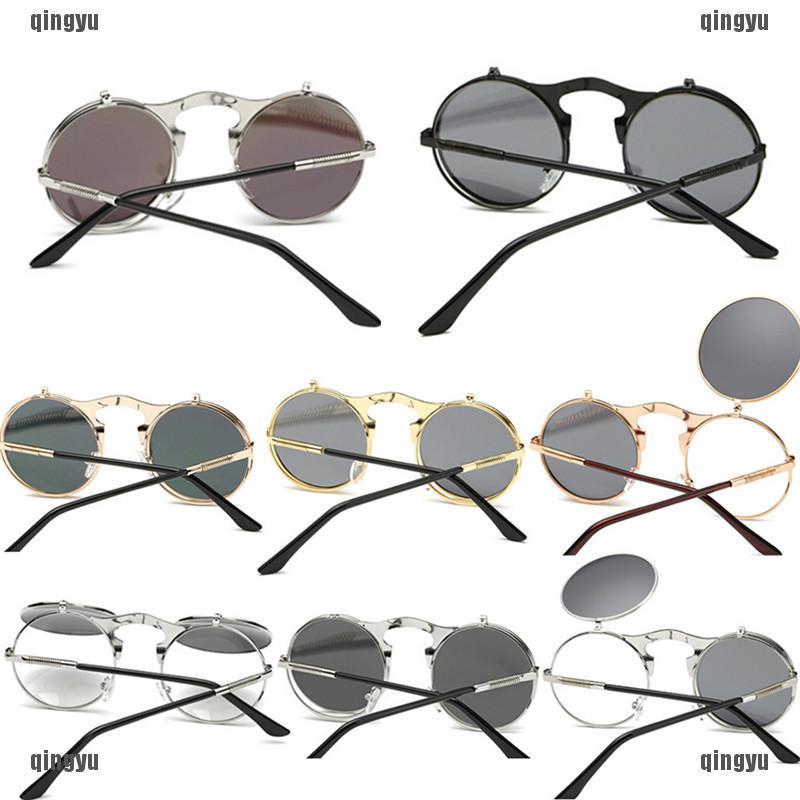 Kính Mát Gọng Tròn Phong Cách Retro Thời Trang Cho Nữ