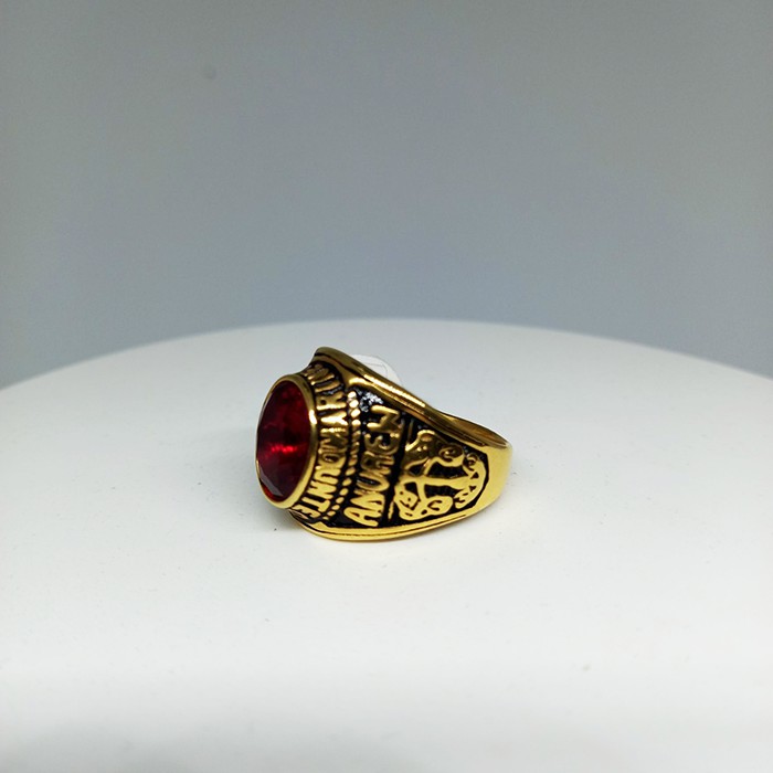 Nhẫn nam inox mạ vàng không phai quân đội mỹ