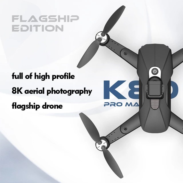Flycam Camera 8K K80 PRO MAX GPS Cảm Biến Tránh Vật Cản, Thời Gian Bay 30 Phút, Tầm xa 1200M, Động Cơ không chổi Than
