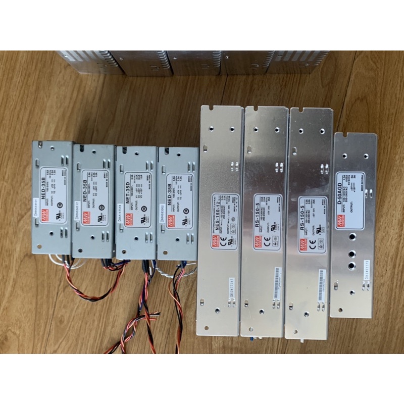 Nguồn 5v -7.5v - 12v - 24v M.eanwell Cosel Japan hàng tháo máy mới 99%