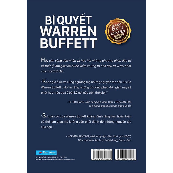 Sách - Bí Quyết Warren Buffett (Tái Bản Mới Nhất) Tặng Kèm Bookmark