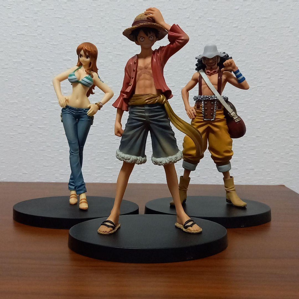 Mô hình One Piece chính hãng - Team Mũ Rơm sau Time Skip ver DXF