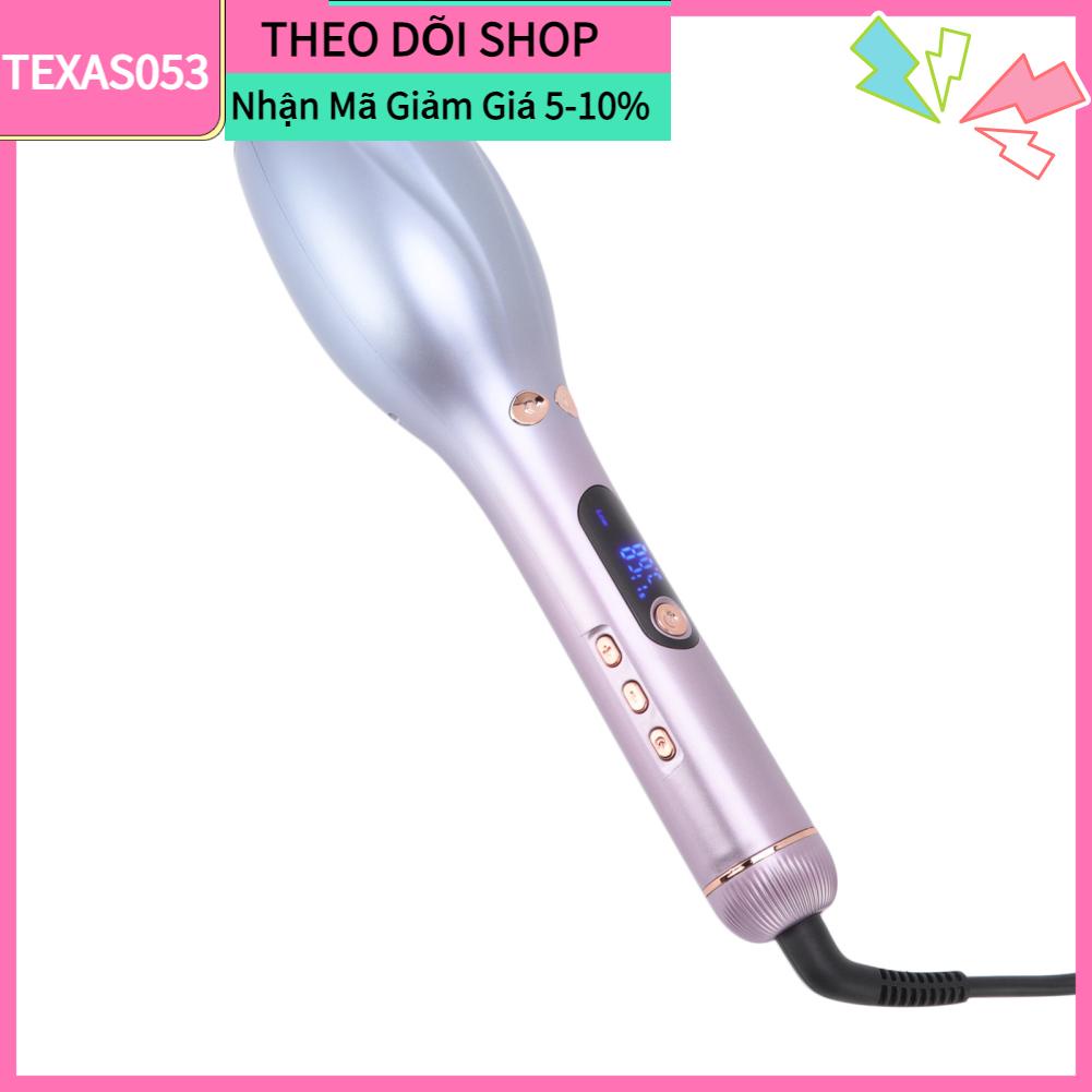 Texas053 Máy uốn tóc tự động Loại hoa hồng Bàn là ngoại xoắn ốc để tạo kiểu 110‑240V