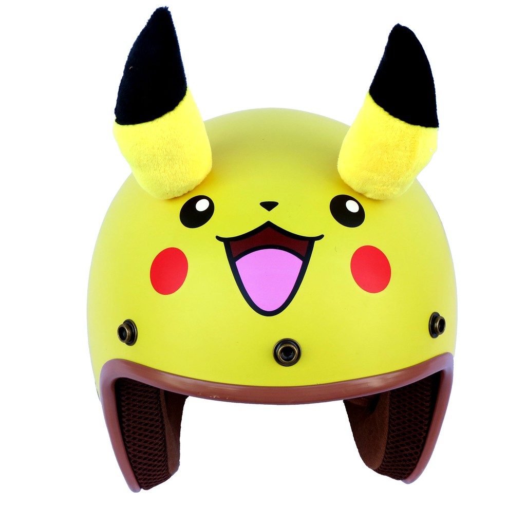 Mũ bảo hiểm 3/4 NTMAX Pikachu siêu cute