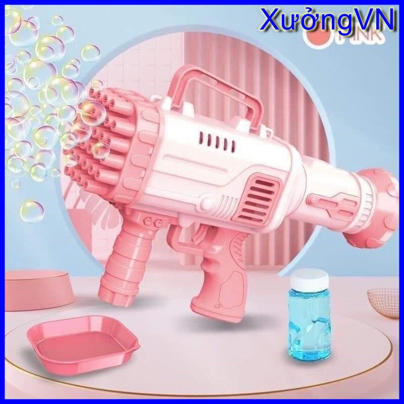 Súng bắn bong bóng xà phòng 32 nòng tự động / Nước xà phòng tạo bọt