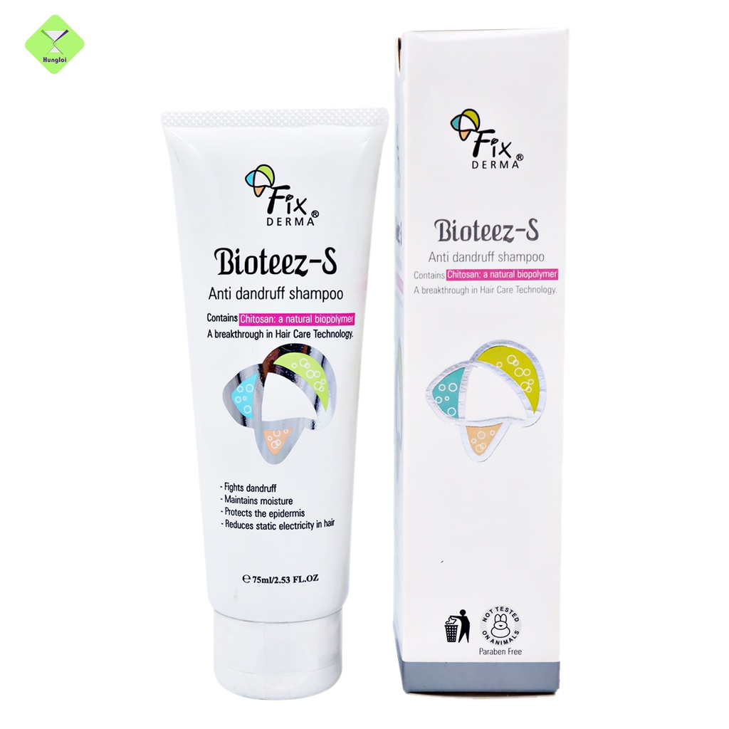 Dầu Gội Sạch Gàu, Kích Thích Mọc Tóc Bioteez-S Shampoo Giúp Mềm Tóc, Giảm Nhờn Và Ngứa Cho Da Đầu 75ml