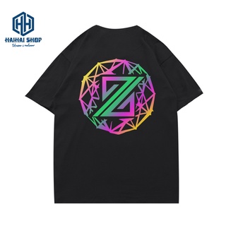 Áo Thun Phản Quang Chữ Z Cotton 75 Form Rộng Unisex Nam Nữ Đẹp HaiHaiShop