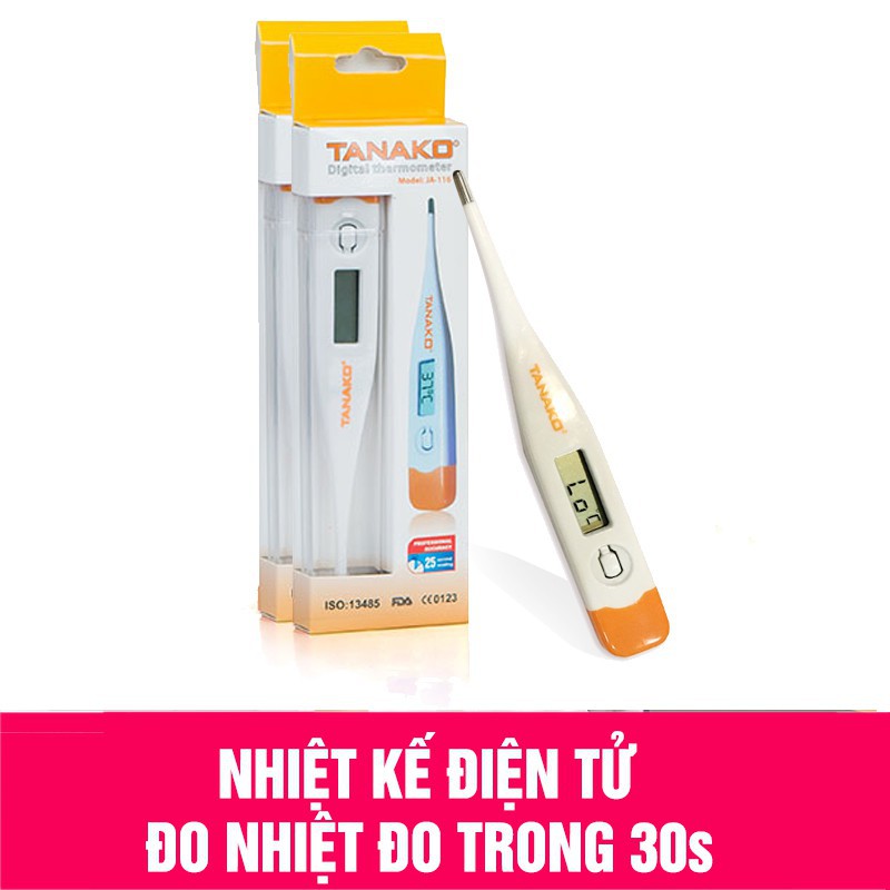 Nhiệt kế điện tử đo nhiệt độ bé trong 30s