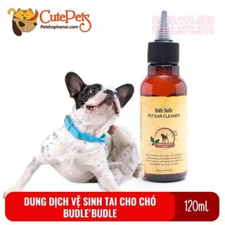 Dung dịch vệ sinh tai cho chó Budle Budle Pet Ear Cleaner 120ml - Cutepets