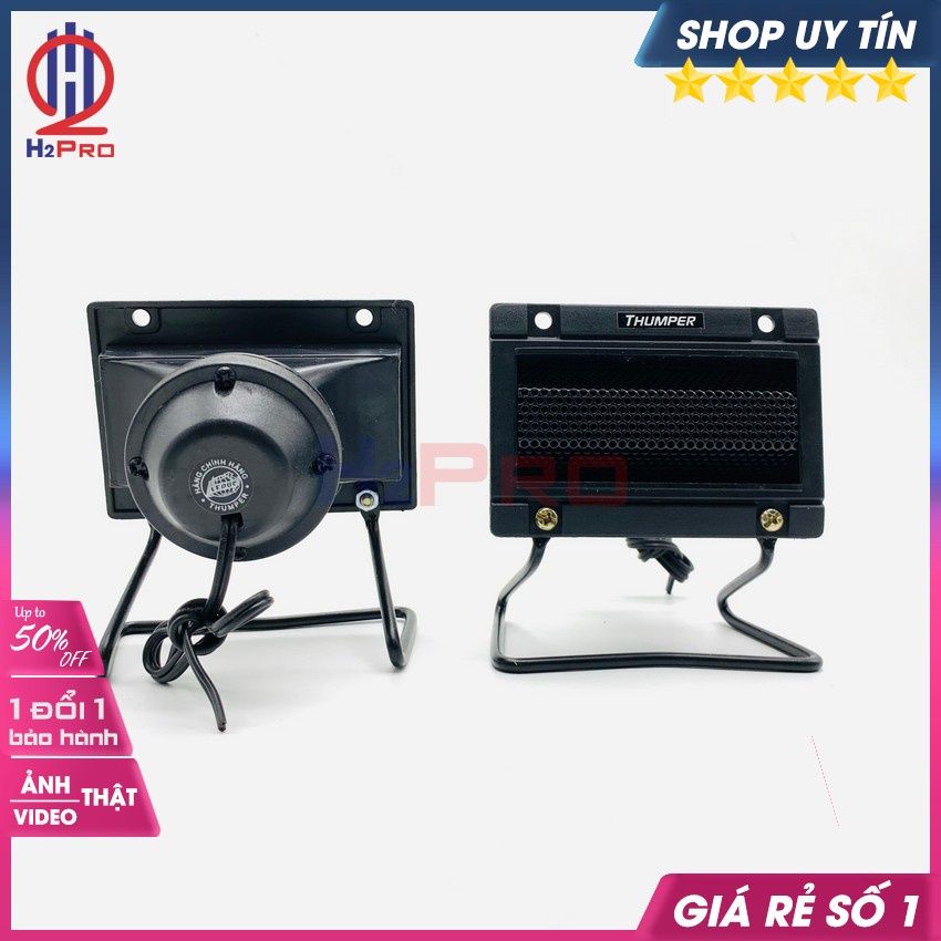 [RẺ VÔ ĐỊCH] Đôi loa siêu treble thạch anh Thumper AT416 H2Pro 20W-hàng hãng-phễu kèn (2 loa), loa siêu treble thạch anh