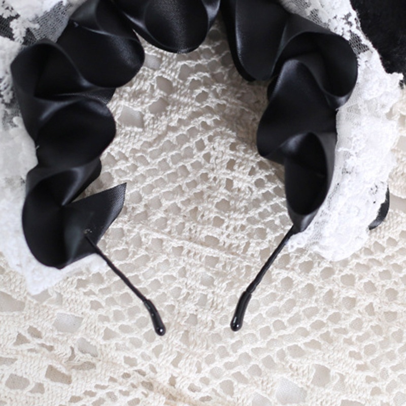 Flgo Băng Đô Cài Tóc Hình Tai Quỷ Phối Lông Phong Cách Ngọt Ngào Phát Sóng Trực Tiếp