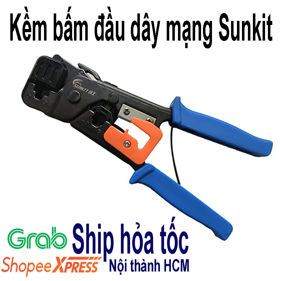 Kềm bấm đầu dây mạng Sunkit SK-868E / SK-868G - Bấm Đầu Mạng RJ45