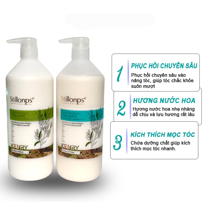 Dầu gội dưỡng sinh STILLONPS KENRY 1000ml hương nước hoa quyến rũ chính hãng Camy Shop68