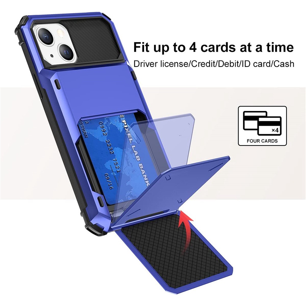 Ốp Điện Thoại Dạng Ví Có 5 Ngăn Đựng Thẻ Cho iPhone 14 Max 14 Pro 13 Mini 12 11 XS XR X SE 14 Max