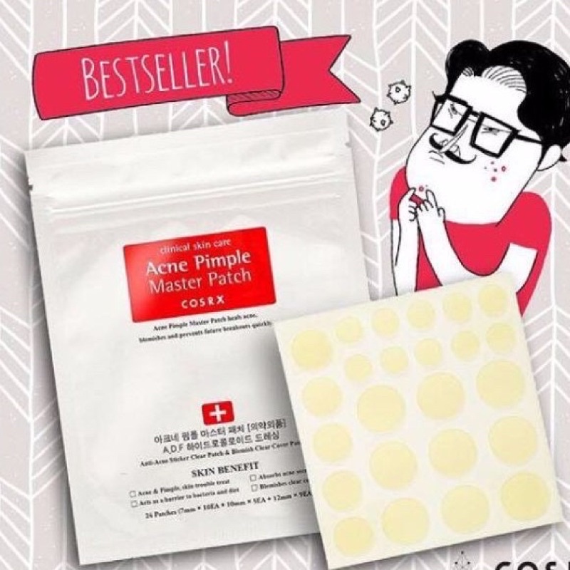 Miếng Dán Mụn Cosrx Acne Pimple / Clear Fit Master Patch