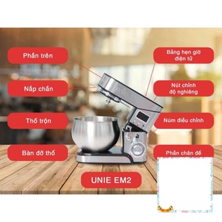 [HÀNG CHÍNH HÃNG] MÁY NHỒI BỘT ĐÁNH TRỨNG UNIE EM2