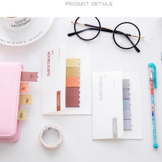 Giấy note màu pastel xinh xắn - Đánh dấu trang