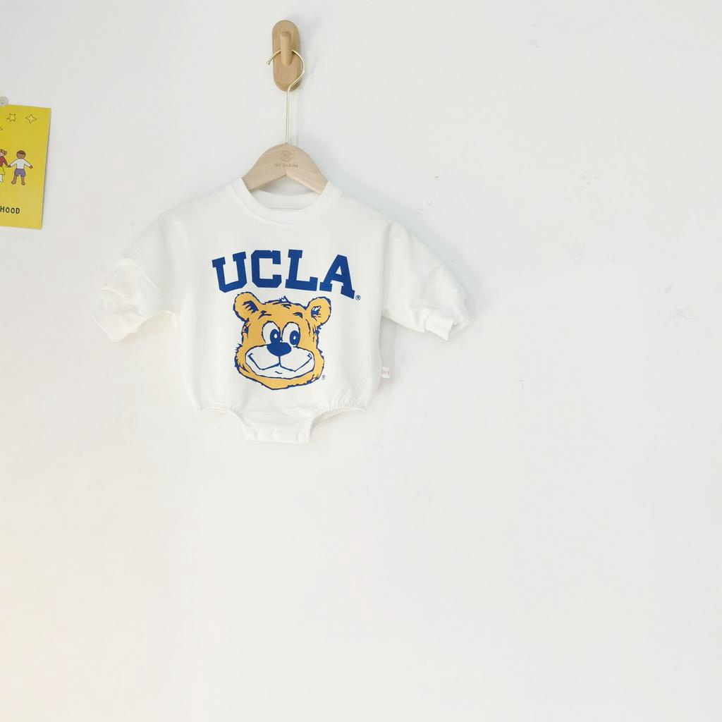 Bộ Áo Liền Quần Dài Tay In Hình Hoạt Hình Dễ Thương Thời Trang Mùa Thu 2020 Dành Cho Trẻ Nhỏ