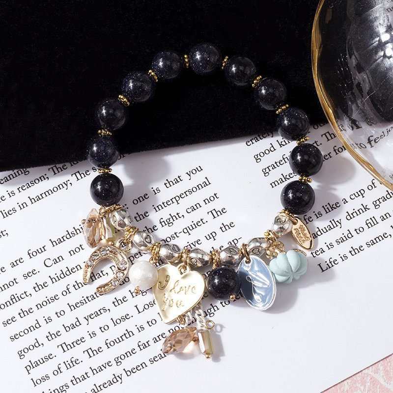 Vòng Tay Đính Đá Pha Lê Phong Cách Hàn Quốc Đơn Giản Thời Trang Cho Nữ | BigBuy360 - bigbuy360.vn