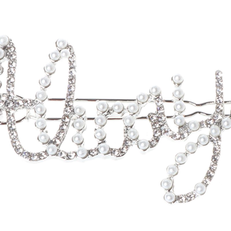 Kẹp Tóc Chữ Viết Đính Đá Thời Trang