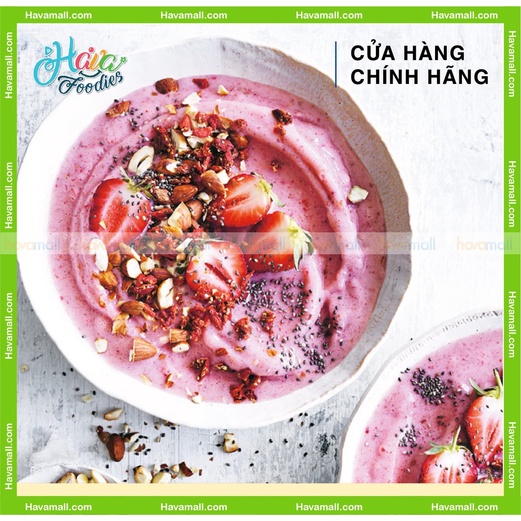 [HÀNG CHÍNH HÃNG] Bơ Kem Hạt Dinh Dưỡng Mix Phúc Bồn Tử Hữu Cơ Diet Food 200gr