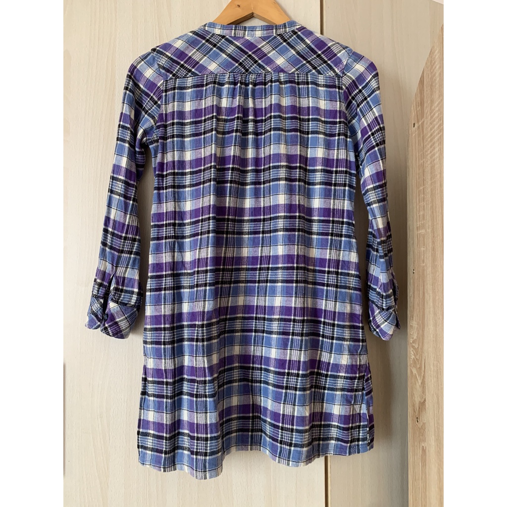 Đầm sơ mi vải cotton hiệu UNIQLO