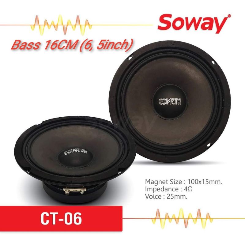 Bass 16cm Mẫu Thái , Từ 100 Coil 25 120w Chính hãng SW Giá 1 cái