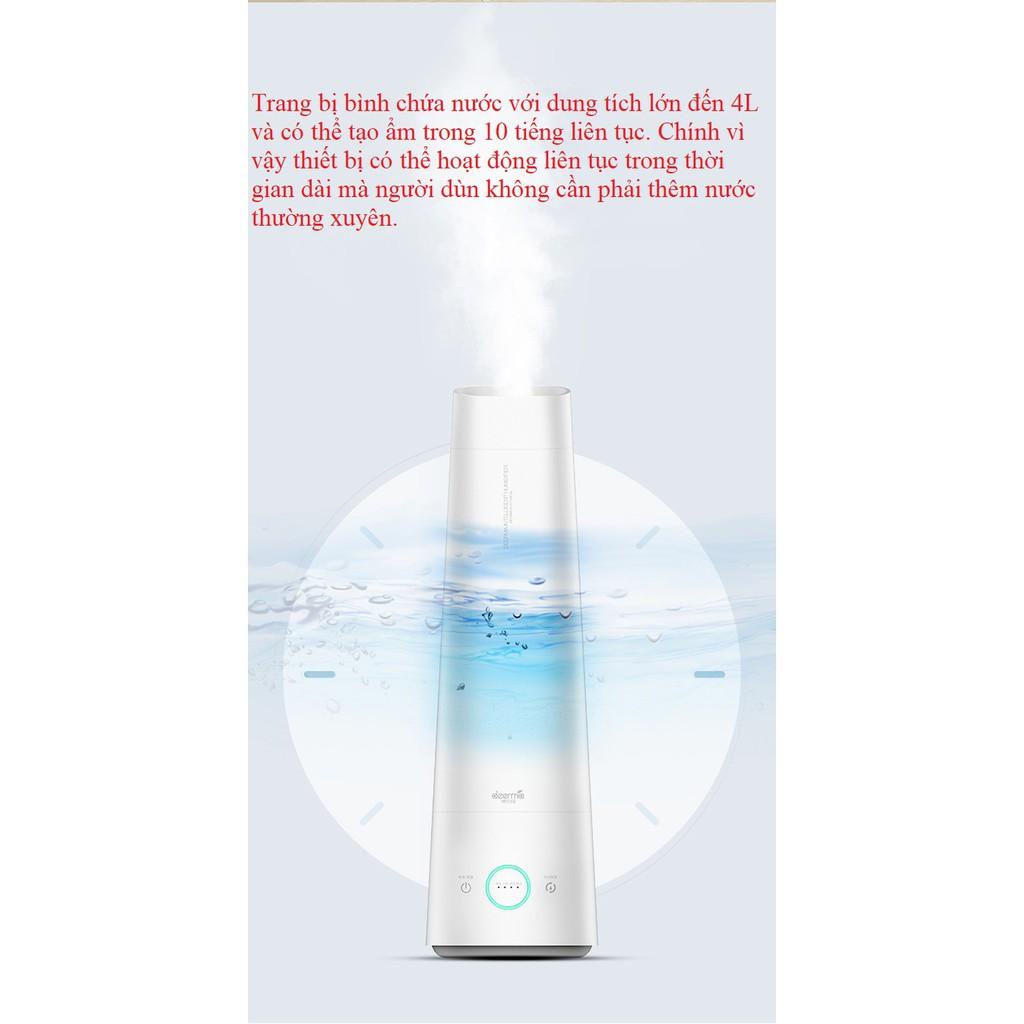 Máy tạo độ ẩm không khí Deerma LD210 Dung tích 4L hiển thị độ ẩm OLED 3 màu điều khiển cảm ứng - Minh Tín Shop