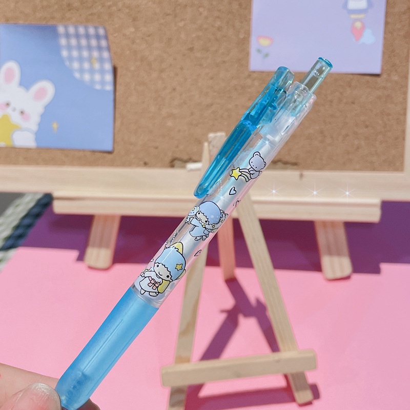 Set 6 Bút Bi Nước Ngòi 0.5mm Hình Melody Dễ Thương