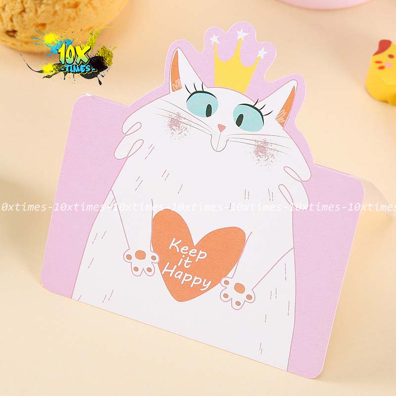 (160K/100c)Thiệp thú cưng dễ  thương cute tặng sinh nhật đầy tháng bé trai bé gái, giáng sinh, mồng 1 tháng 6 10xtimes