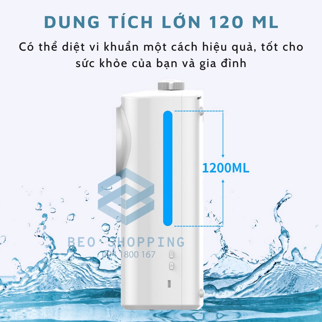 MÁY TÍCH HỢP 2 TRONG 1 ĐO NHIỆT ĐỘ VÀ PHUN CẢM ỨNG RỬA TAY KHỬ TRÙNG TỰ ĐỘNG K9Pro tự động cảm ứng